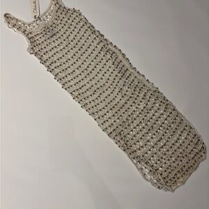 Cleobella Cream Studded Crochet Dress